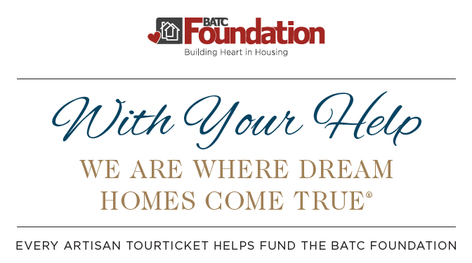Image for Artisan Home Tour Supports BATC Foundation — Building Heart in Housing